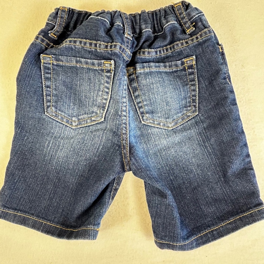 The Childrens Place Girls Size 5 Denim‎ Shorts White Embroidered Top Outfit Set - Picture 10 of 14